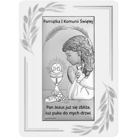Obrazek Pamiątka I Komunii Św. Dziewczynka 6717OP/1A