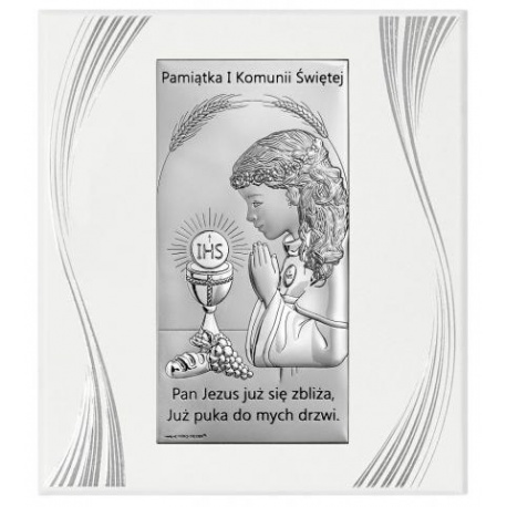 Obrazek Pamiątka I Komunii Św. Dziewczynka 6717FP/2A