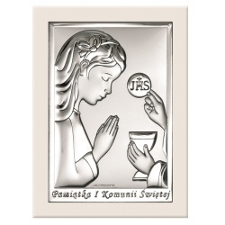 Obrazek Pamiątka I Komunii Św. Dziewczynka 6491/2AW