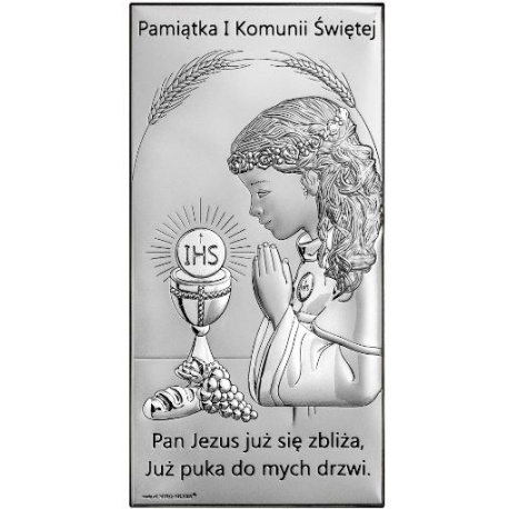 Obrazek Pamiątka I Komunii Św. Dziewczynka 6717/1A