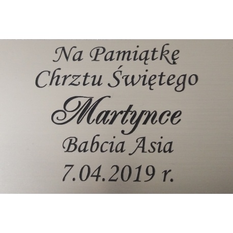 Grawer na blaszce